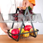 Корзина для фруктов 2 яруса 32х30х18см Ruhhy 24265 металлическая (Польша)